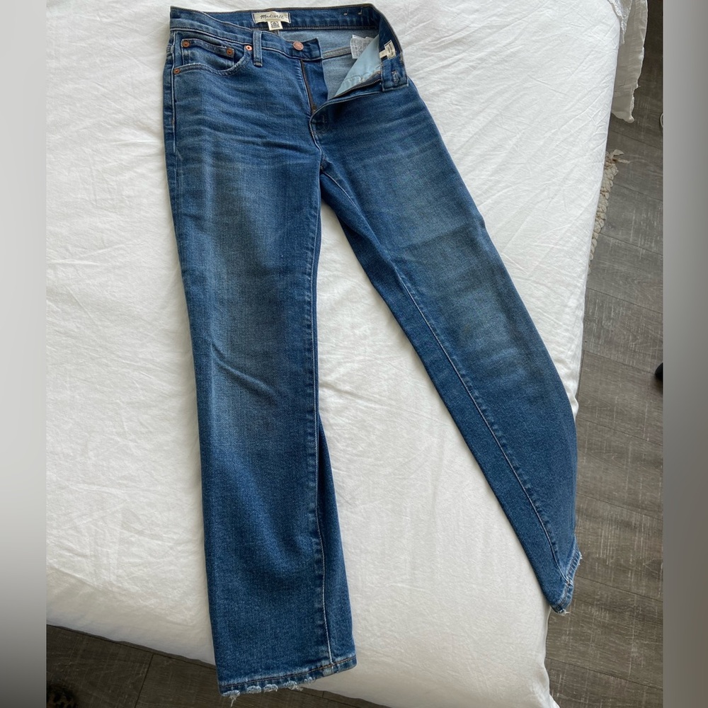 Madewell Midrise Straight Jeans